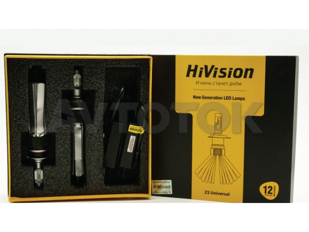 Лампа светодиодная "HiVision" Headlight Z5 Universal (H7,6000K)