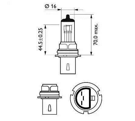 Фото лампа светодиодная диалуч нb1 65/45w p29t Лампа светодиодная Диалуч НB1 65/45W P29T