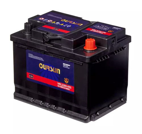 Аккумулятор Oursun DIN AGM LN2 (60-H5) емк 60 A/ч п.т.660 а