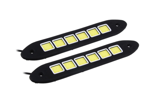 Дневные ходовые огни NEW GALAXY LED 36шт, гибкий резин. корп., 180мм, 12V, белый, 2шт. Дневные ходовые огни NEW GALAXY LED 36шт, гибкий резин. корп., 180мм, 12V, белый, 2шт.