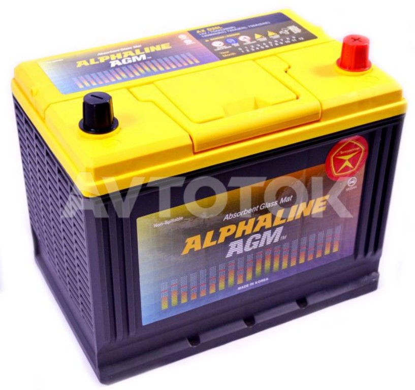 Аккумулятор Alphaline AGM AX S46B24L емк.45А/ч п.т.370а