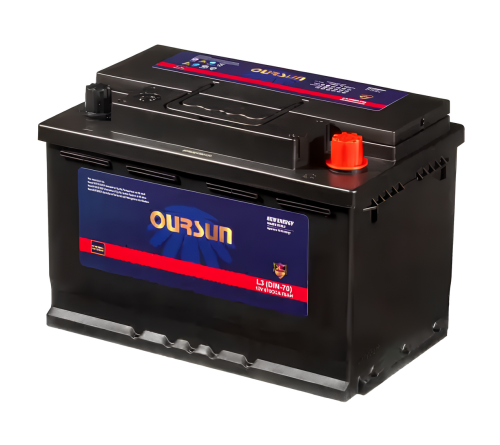 Аккумулятор Oursun DIN L3 (DIN-70) емк 70 A/ч п.т.670 а
