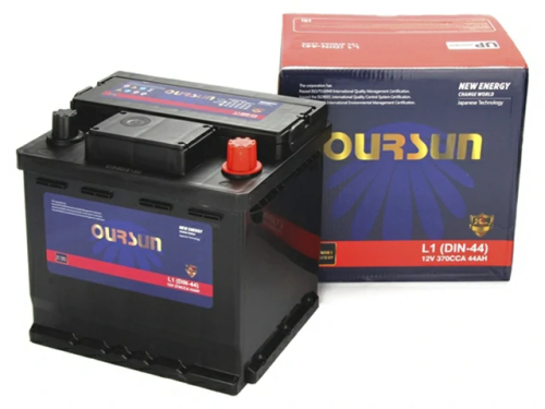 Аккумулятор Oursun DIN L1 (DIN-44) емк 44 A/ч п.т.370 а Аккумулятор Oursun DIN L1 (DIN-44) емк 44 A/ч п.т.370 а