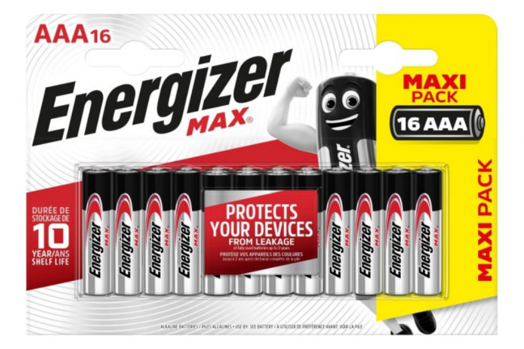 Батарейка Energizer Max AAA FSB16 (1/16)