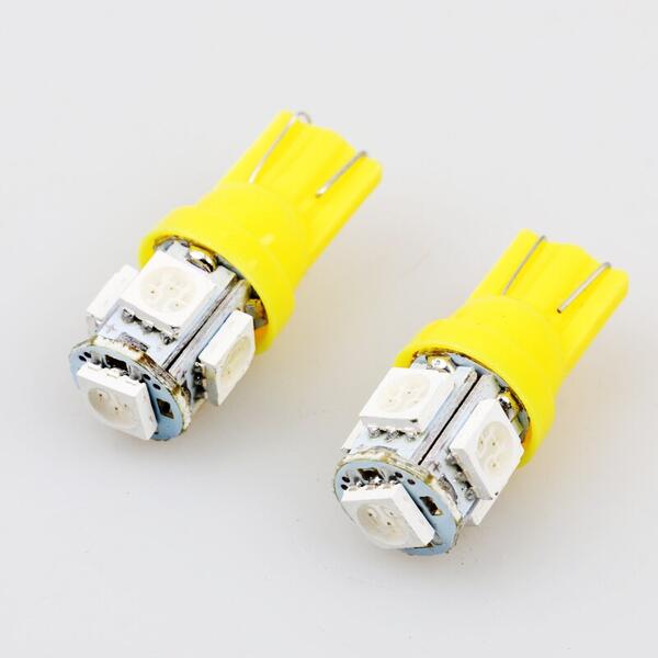 Лампа светодиодная Blick T10(W5W)-3030-1SMD желтый 2шт