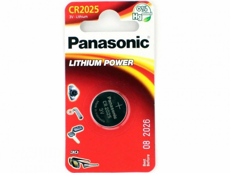 Батарейка Panasonic Lithium Power CR2025 