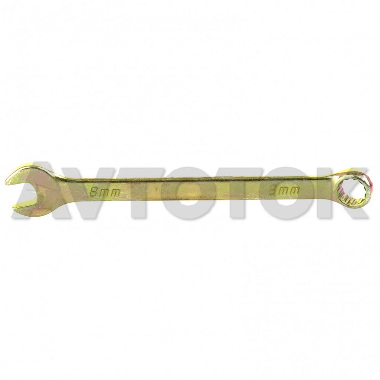 Ключ комбинированный 8мм (желтый цинк) СИБРТЕХ
