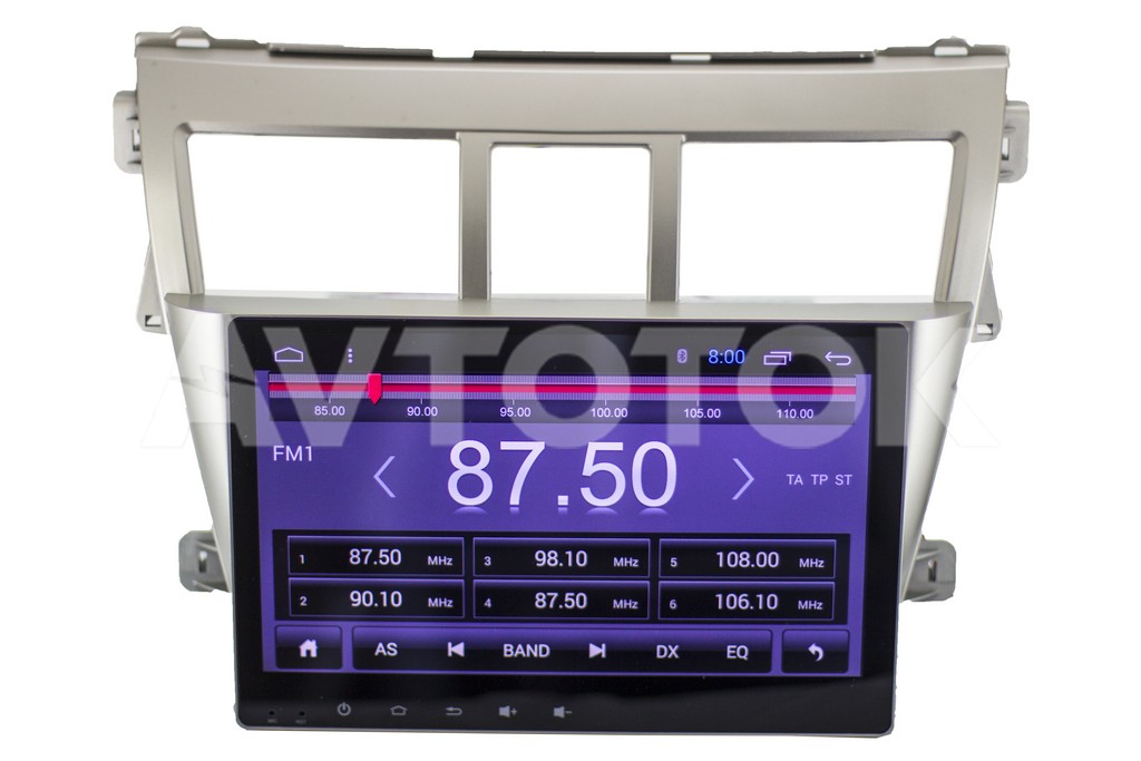 Штатная магнитола Toyota Vios (2007-2013) 8 Core Android CF-3027-T8