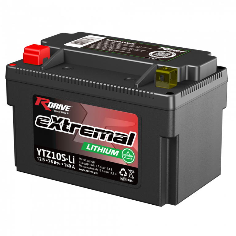 Аккумулятор RDrive Extremal Lithium YTZ10S-LI