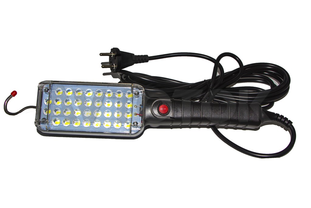 Светодиодный (LED) фонарь для гаража/строительства (крюк+магнит) ZJ-859