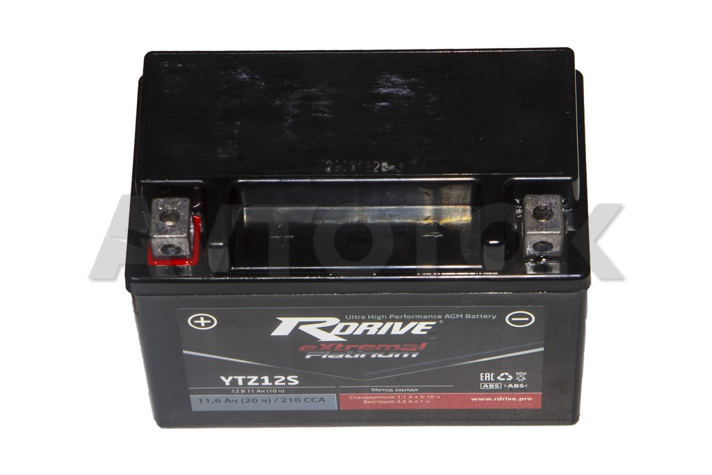 Аккумулятор Rdrive eXtremal Platinum YTZ12S-BS 11,6 a/ч п.т.210а