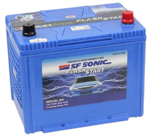 Аккумулятор SF SONIC 6СТ-75.0 (90D26L)  емк 75 A/ч п.т. 730а