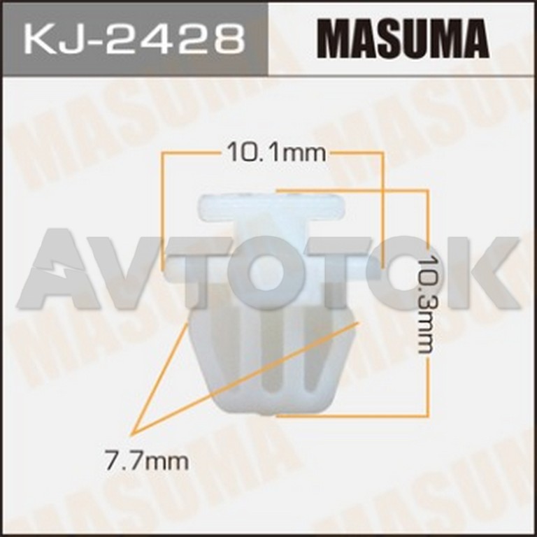 Клипса автомобильная Masuma 2428-KJ