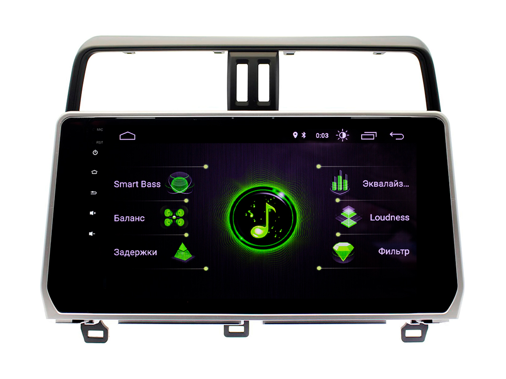 Штатная магнитола Toyota Land Cruiser Prado 150 (2017+) Android HT-7028