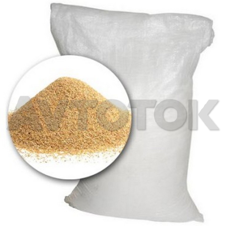 Песок кварцевый 25 кг. фракция 0.6-0.8 