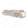 Светодиодная лампа Маяк 12V Т5 (W2,0*4,6d) белая, 1 SMD диод, с патроном