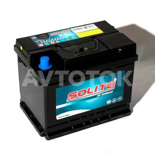 Аккумулятор Solite EFB 60 емк.60A/ч п.т.560а
