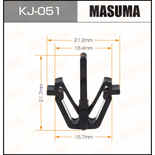 Клипса автомобильная toyota 90467-17004 (аналог masuma KJ-051)