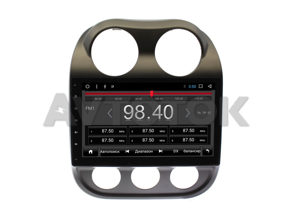 Штатная магнитола Jeep Compass (2013+) 8 Core Android CF-3055-T8
