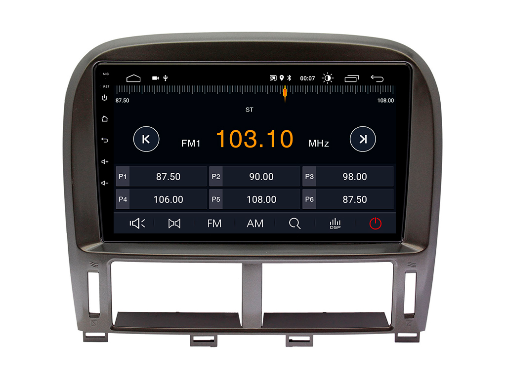 Штатная магнитола Lexus LS430  (2000 - 2006) DSP Android HT-7027 для авто с монитором