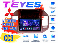 Штатная магнитола Mitsubishi Pajero III (1999 - 2006 орех) TEYES CC3 DSP Android