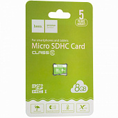 Карта памяти microSDHC Class 10 Hoco 8GB