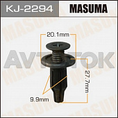 Клипса автомобильная Masuma 2294-KJ