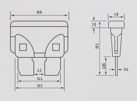 Abro masters 30А предохранитель флажковый