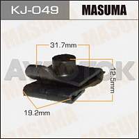 Клипса автомобильная (автокрепёж) Masuma 049-KJ