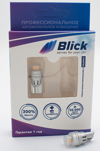 Светодиодные LED лампы Blick T10-2835-2SMD (IC) Желтый