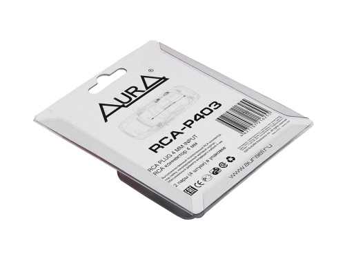 Aura RCA-P403 RCA коннектор, 4 мм вход, (4 шт)