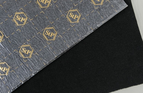 Карпет автомобильный самоклеющийся чёрный StP, рулон. Отпуск метрами