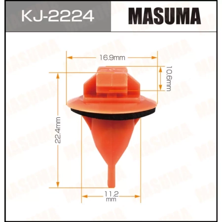 Клипса автомобильная Masuma 2224-KJ