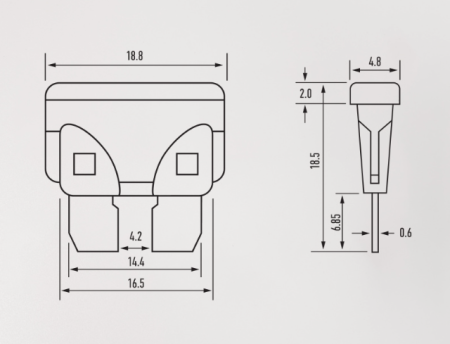 Abro masters набор предохранителей, флажковые №2 (5,7.5,10,15,20,25,30А) 100шт