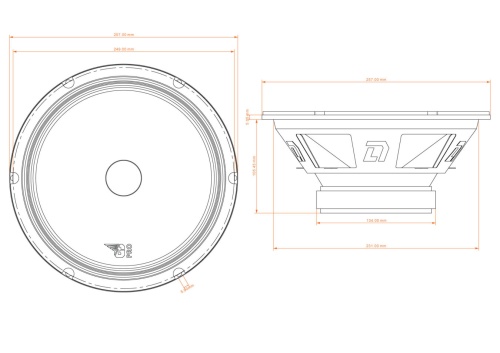 DL Audio Gryphon Pro 250 Midbass