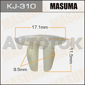Клипса автомобильная (автокрепёж) Masuma 310-KJ