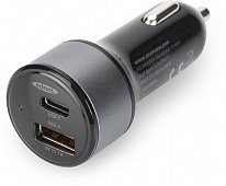 ЗУ в прикуриватель NG USB QC3.0 + PD, 5V/3A, 9V/2A, 12V/1.5A, блистер, пластик