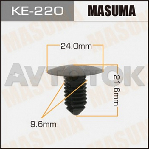 Клипса автомобильная (автокрепёж) Masuma 220-KE
