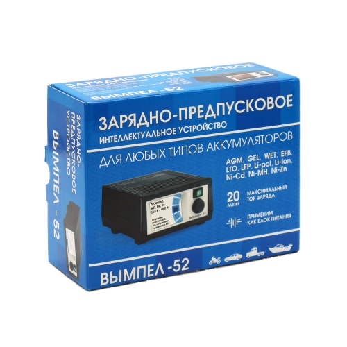 Фото зу вымпел-52 (библиотека акб+доп.настройки, 0,5-20а, 0,5-18в, цв.экран) ЗУ Вымпел-52 (библиотекА аКБ+доп.настройки, 0,5-20А, 0,5-18В, цв.экран)