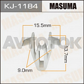 Клипса автомобильная (автокрепёж) Masuma 1184-KJ