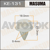 Клипса автомобильная (автокрепёж) Masuma 131-KE