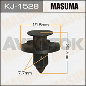 Клипса автомобильная (автокрепёж) Masuma 1528-KJ