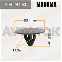 Клипса автомобильная (автокрепёж) Masuma 304-KR