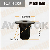Клипса автомобильная (автокрепёж) Masuma 402-KJ