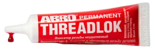 Abro фиксатор резьбы красный неудаляемый 6 мл