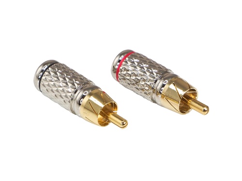 Aura RCA-P601 RCA коннектор, 6 мм вход, (4 шт)