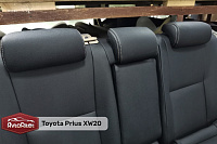 Чехлы Toyota Prius 30 экокожа черный