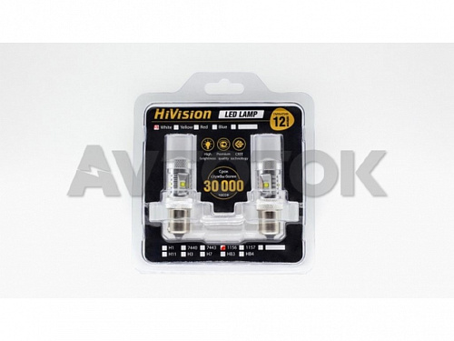 Лампа светодиодная "HiVision" S25 (1156), одноконтактная, CREE
