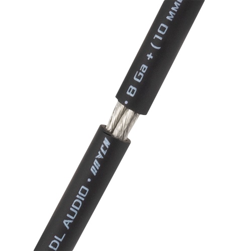 DL Audio Raven Power Cable кабель силовой 8 GA Black (100m)
