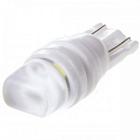 Светодиодная лампа 12V Т10 (W2,1*9,5d) белая, 1 COB LS диод без цоколя